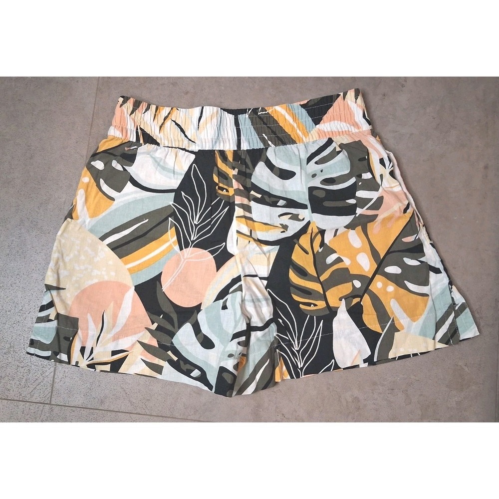 Calia Linen Blend Shorts Size Small Vacation Beach Summer Resort - Picture 2 of 8